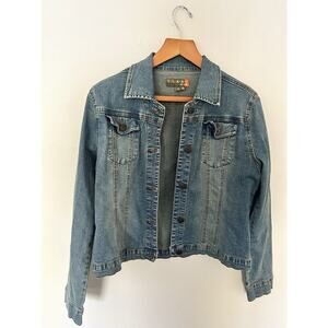 Yuka jeans Jacket Women’s Stretch Jean Jacket Women Size M